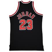 Michael Jordan Signed Chicago Bulls Alternate (Black Jersey)
