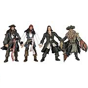 Pirates 2 Action Figures 3 3/4-Inch 4-pack