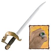 Pirates 3 Jack Sparrow's Sensor Sword and Pirate Ring