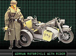 German Motorcycle with Sidecar