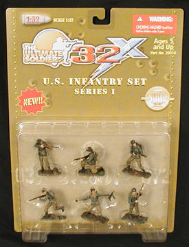 32X WWII US Infantry Figures