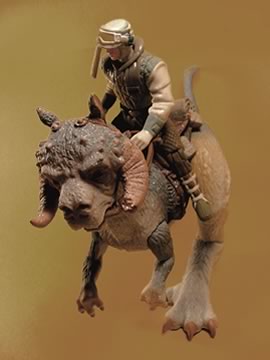 Luke Skywalker and Tauntaun