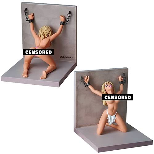 Pin-Up Blondy Bookends