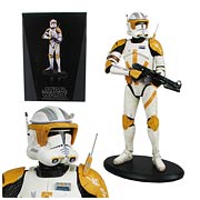 Star Wars Commander Cody With Blaster Cold Cast Statue
