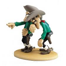 Lucky Luke Laughing Daltons Statue, Lucky Luke, Statues, Leblon Delienne