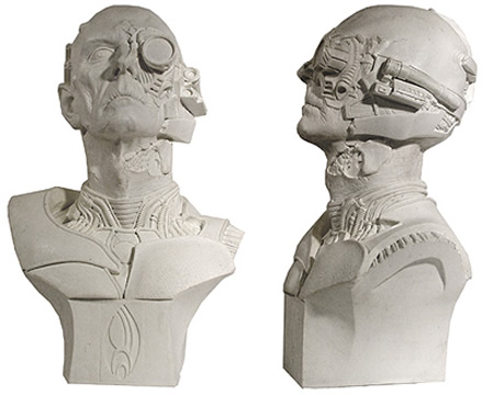 Life-Size Unpainted Borg Bust