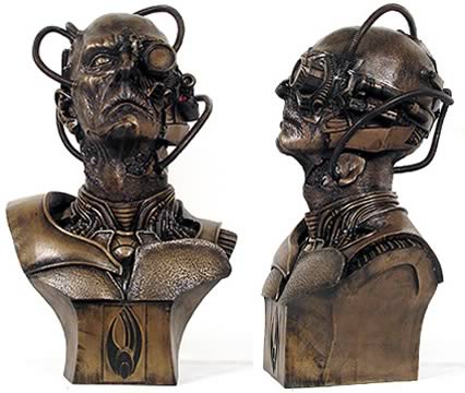 Life-Size Bronze Borg Bust