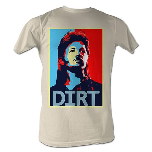 Joe Dirt Obama Painting Tan T-Shirt