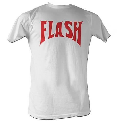 Flash Gordon Flash Front Only White T-Shirt