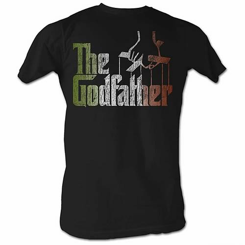Godfather Italian Logo Black T-Shirt