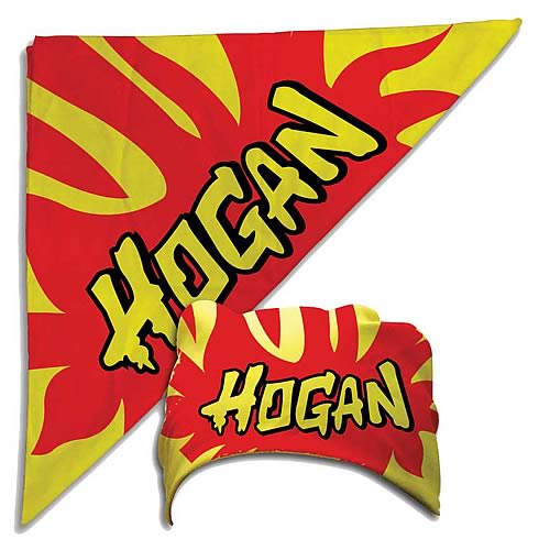 Hulk Hogan Flames Yellow Bandana