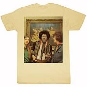 Jimi Hendrix At A Hotel White T-Shirt