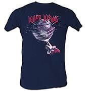 Killer Klowns From Outer Space Globe Navy Blue T-Shirt