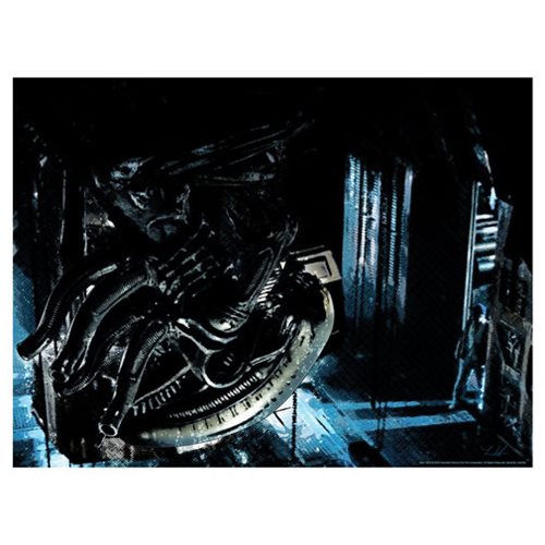 Alien In Space No One Can Hear You Scream Lithograph