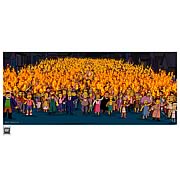 See Larger Image of Simpsons Movie Mob with Torches Unframed Giclee