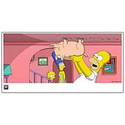 Simpsons Movie Spider Pig Giclee