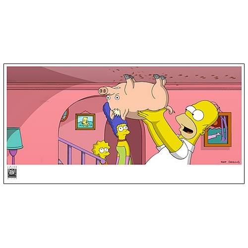 Simpsons Movie Spider Pig Giclee Print