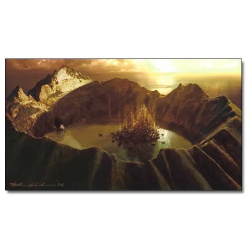 Pirates of the Caribbean Shipwreck Cove Concept Canvas Print