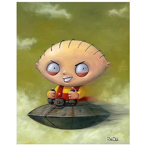 Family Guy Bob Dob Speed Demon Unframed Canvas Giclee
