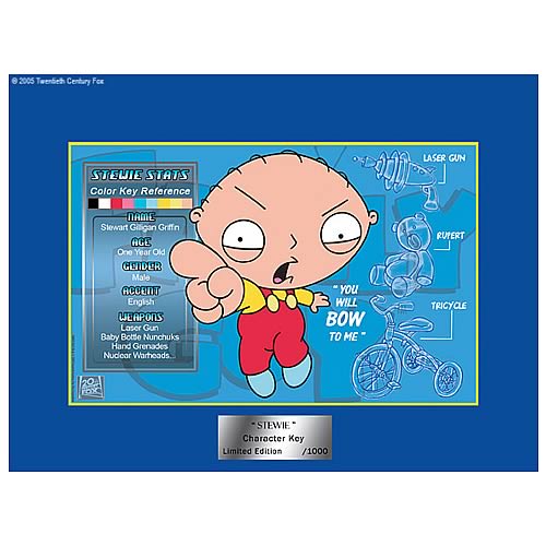 Family Guy Stewie Limited Edition Character Key