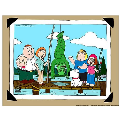 Family Guy Family Fishing Giclee
