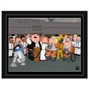 Star Wars Family Guy Victory Paper Giclee Print