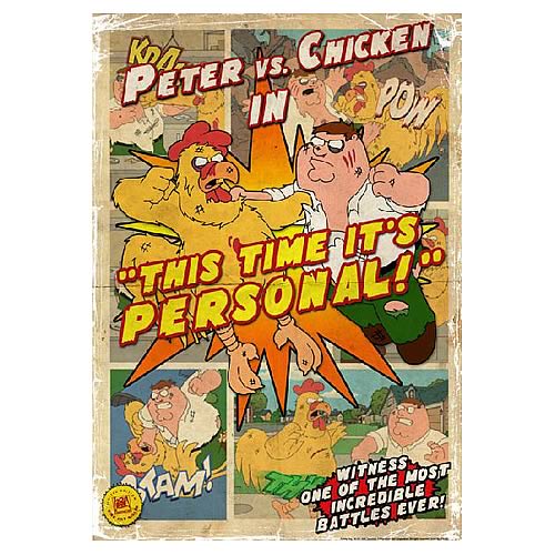 Family Guy Peter vs. Chicken II Large Giclee Print