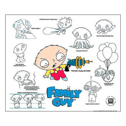 Family Guy Stewie Hand-Painted LE Model Sheet