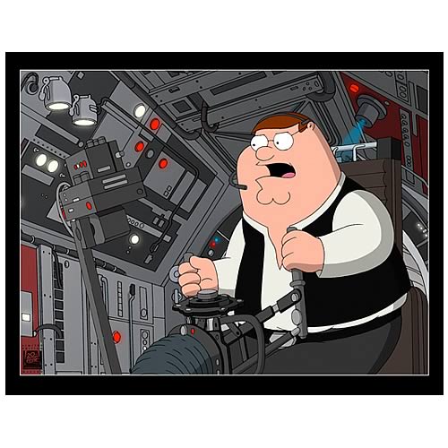 Star Wars Family Guy Here They Come Pix Cel