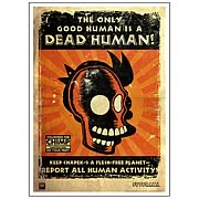 Futurama The Only Good Human Paper Giclee Print