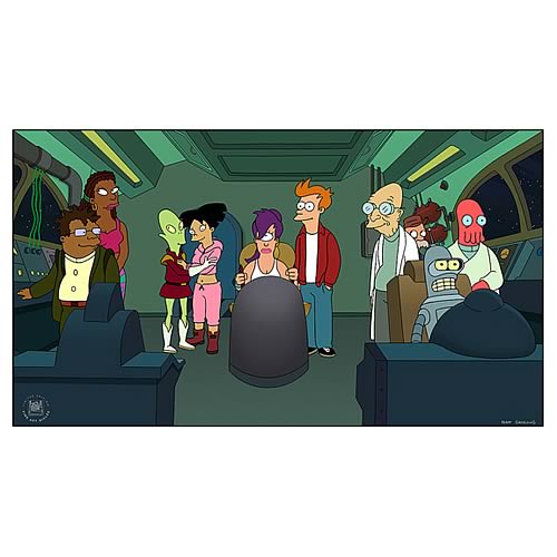 Futurama Rebirth Paper Giclee Print