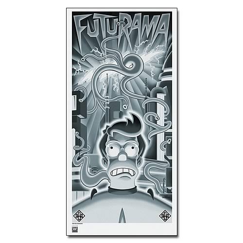 Futurama Beast with a Billion Backs Fry Lithograph