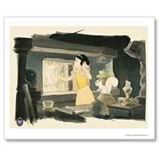 Disney Snow White Window Color Concept Paper Giclee Print