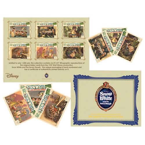 Disney Snow White Lobby Card Lithographs