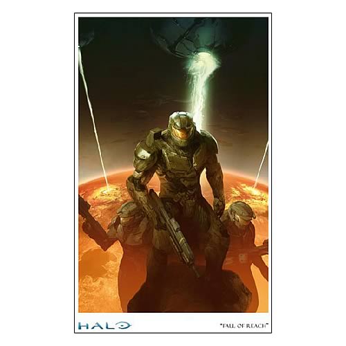 Halo Reach Fall of Reach Paper Giclee Print