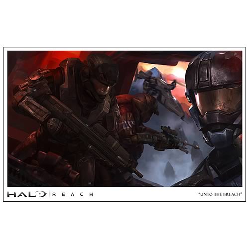 Halo Reach Unto the Breach Paper Giclee Print