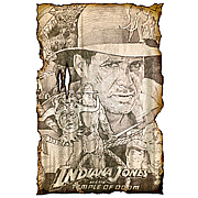 Indiana Jones and the Temple of Doom Key Art Concept Print