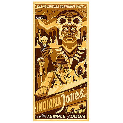Indiana Jones The Adventure Continues Paper Giclee Print