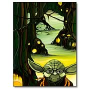 Star Wars Yoda Arrival Canvas Giclee