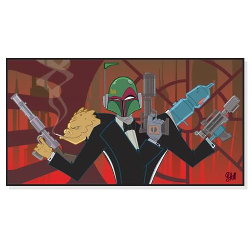 Star Wars Animated Vader's Angels Paper Giclee
