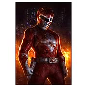 Mighty Morphin' Power Rangers Red Ranger Fine Art Lithograph