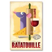 Ratatouille Bon Appetit Paper Giclee Print