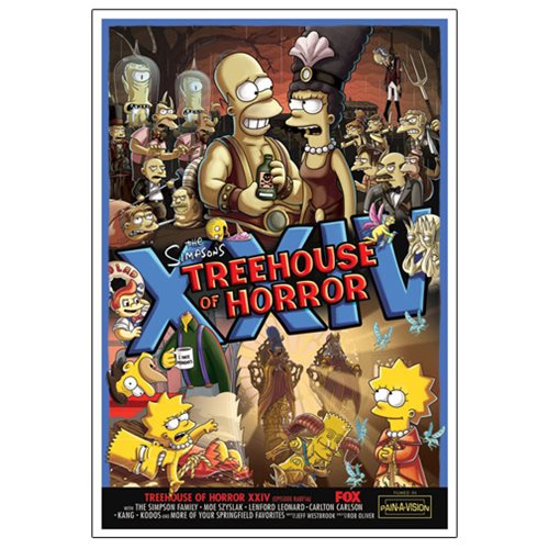 The Simpsons Treehouse of Horror XXIV Canvas Giclee Print