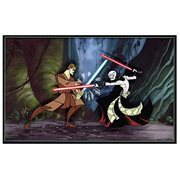 Sw Clone Wars: Anakin Vs. Asajj Hand Painted Cel Picture