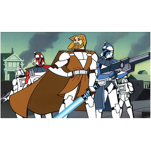 SW Clone Wars General Kenobi Sericel