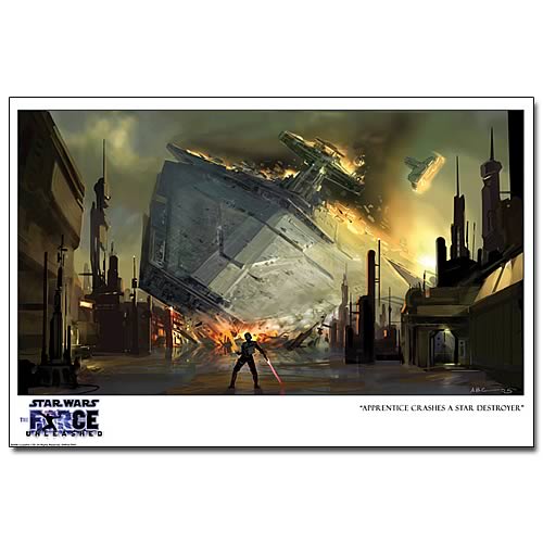 Star Wars Force Unleashed Apprentice Star Destroyer Print