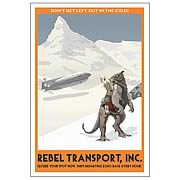 Star Wars Hoth Rebel Transport Inc. Paper Giclee Print