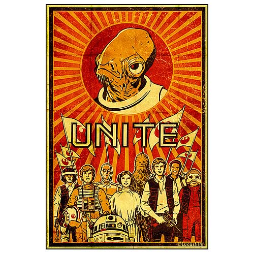 Star Wars Unite Paper Giclee Print