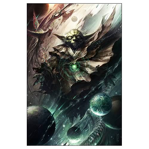 Star Wars One with the Light Canvas Giclee Print