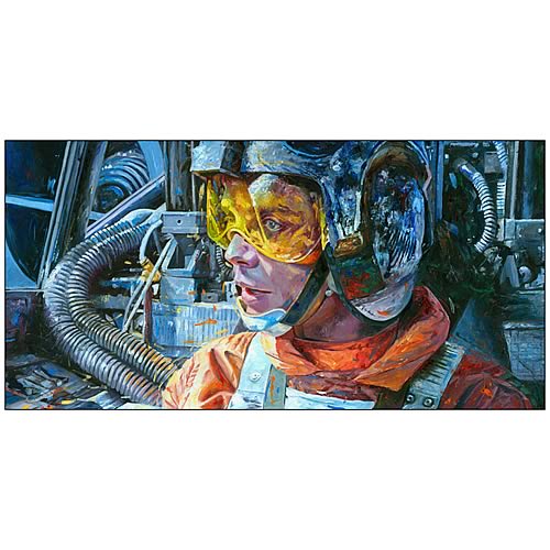 Star Wars Luke Skywalker Rebel Pilot Paper Giclee Print